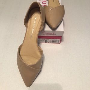 Chinese Laundry Patent leather taupe flat Size 10